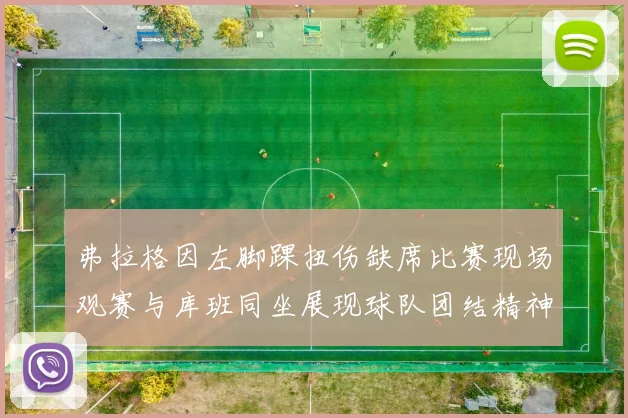 弗拉格因左脚踝扭伤缺席比赛现场观赛与库班同坐展现球队团结精神